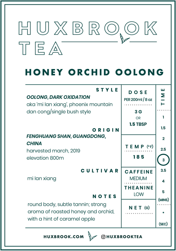 Honey Orchid Oolong