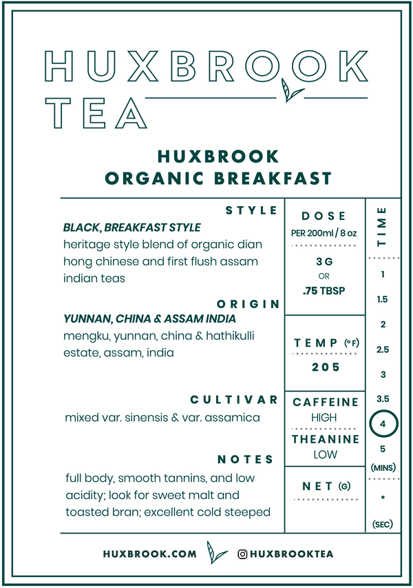 Huxbrook Organic Breakfast