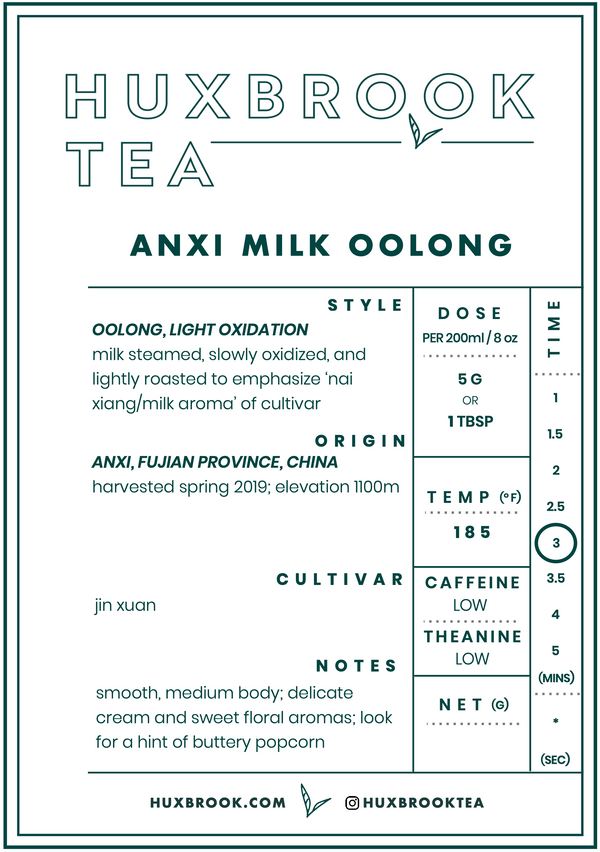 Anxi Milk Oolong