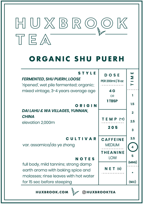 Organic Shu Puerh